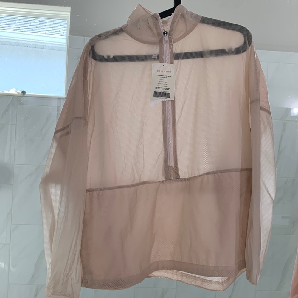 Fabletics Ash Cropped Half Zip Jacket - image 1